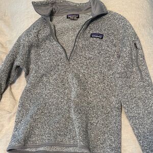 Patagonia Men's Zip-Up Sweater in Gray